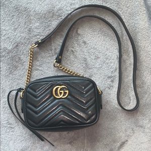 Authentic Gucci Marmont Leather Shoulder bag